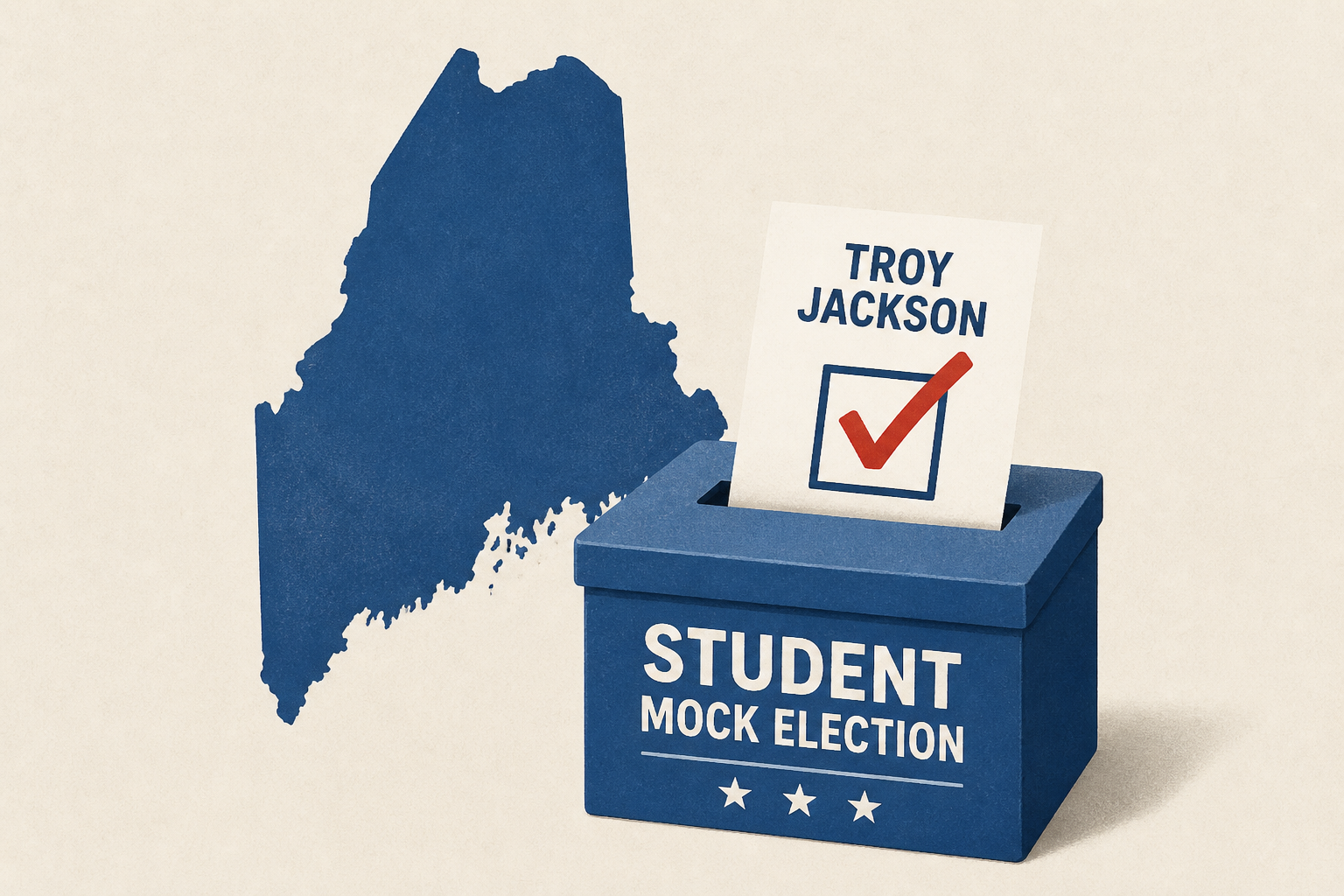 Troy Jackson wins Maine’s student mock election