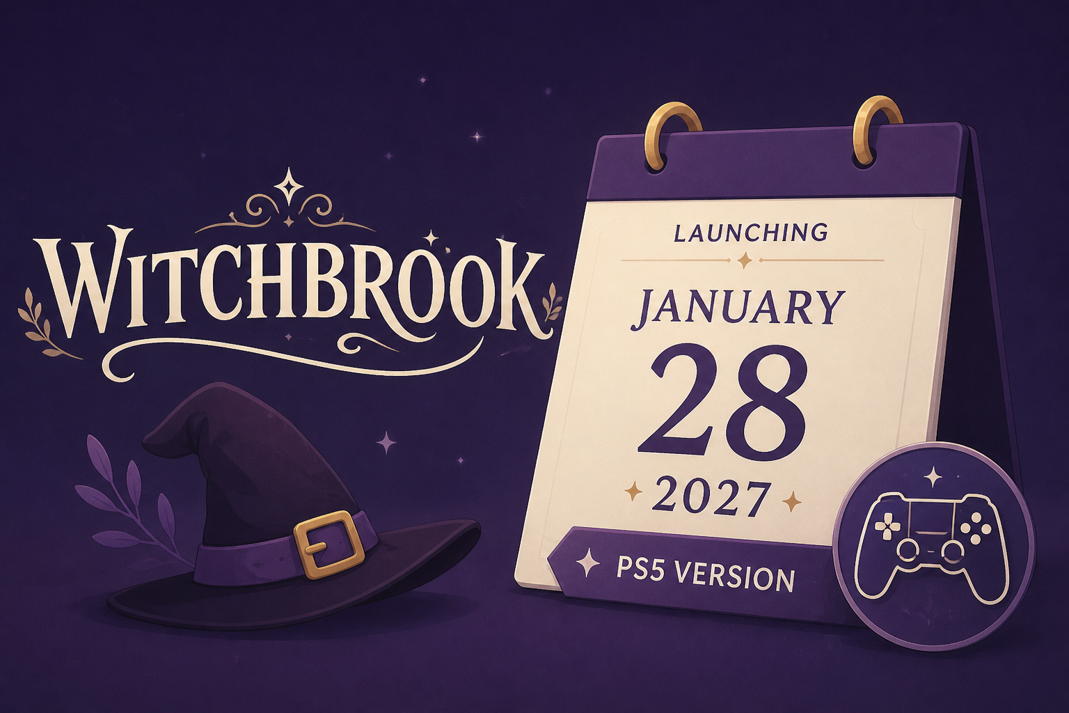 Witchbrook adds PS5 version, launches January 28, 2027