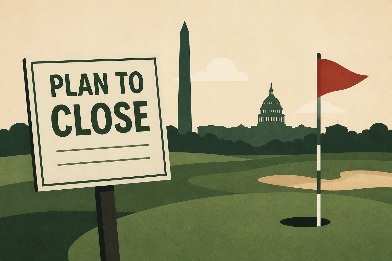 DOJ says government developing plan to close historic D.C. golf course after Trump orders