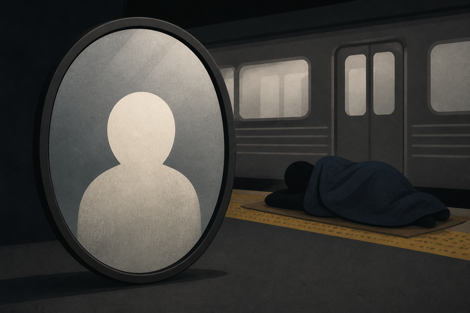 'Man in the Mirror' revisits 2023 NYC subway killing of an unhoused man : NPR
