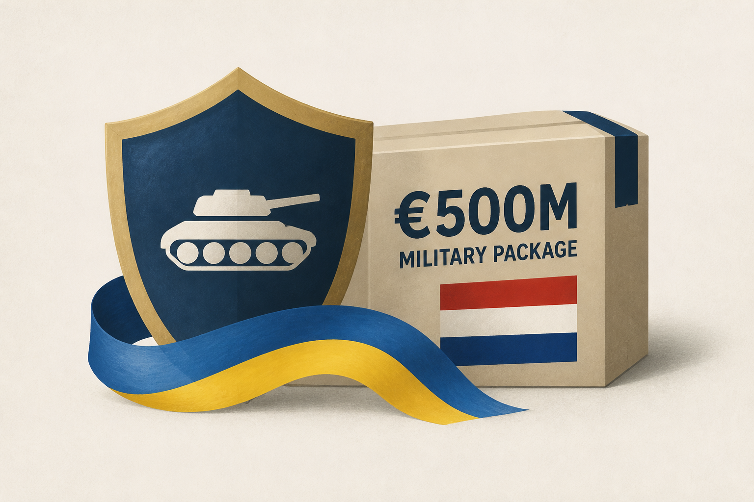 Defense Project as Zelensky Welcomes €500M Dutch Military Package