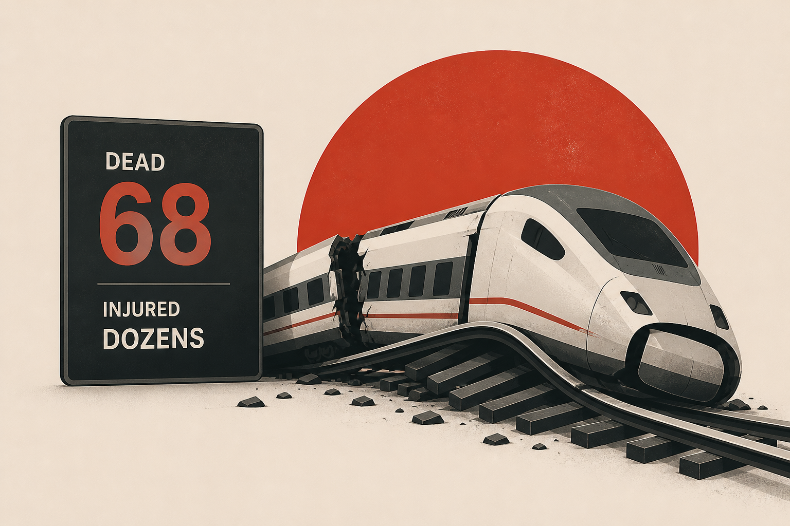 High-speed train crash in Spain leaves at least 68 dead, dozens injured, officials say