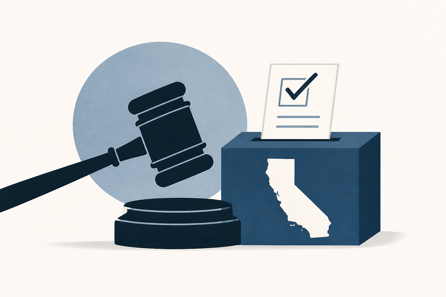 Judge denies DOJ bid to stop processing California ballots : NPR