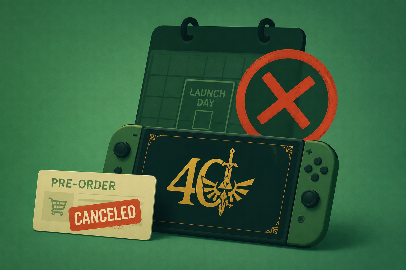 Walmart cancels wave of Zelda 40th Anniversary Edition Switch 2 pre-orders one day before launch