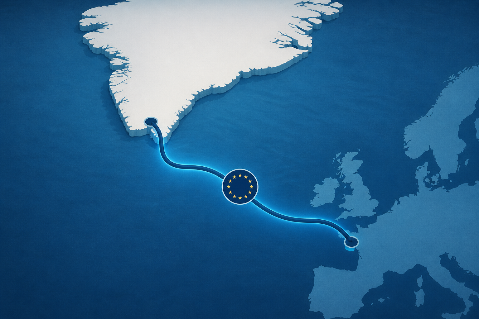 As US ties fray, Europe plans first undersea cable link to Greenland