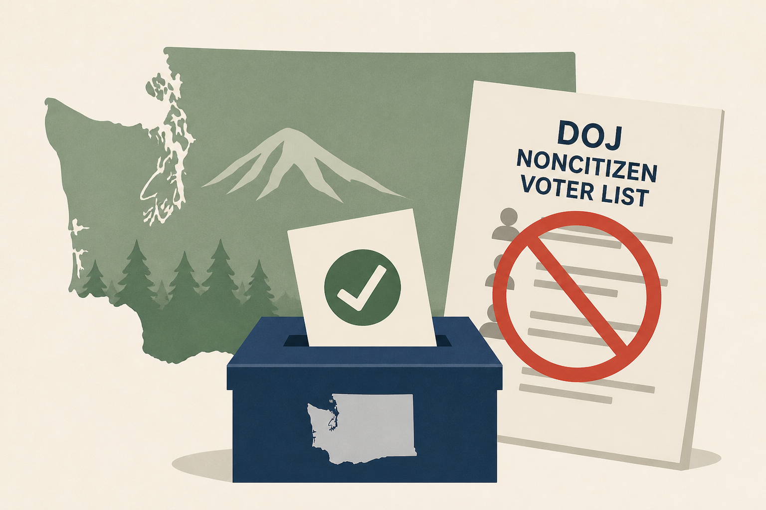 Washington state finds U.S. citizens on DOJ’s noncitizen voter list, rejects demand to set aside ballots