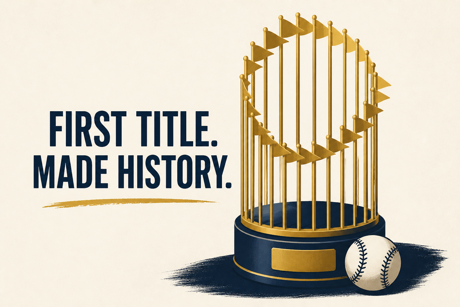 The Milwaukee Brewers win the first World Series title in franchise history, defeating Tampa in 5 games
