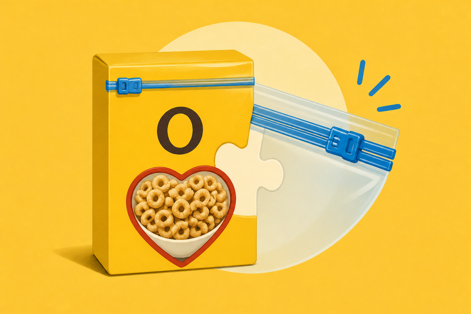 Cheerios teams up with Ziploc for resealable cereal boxes
