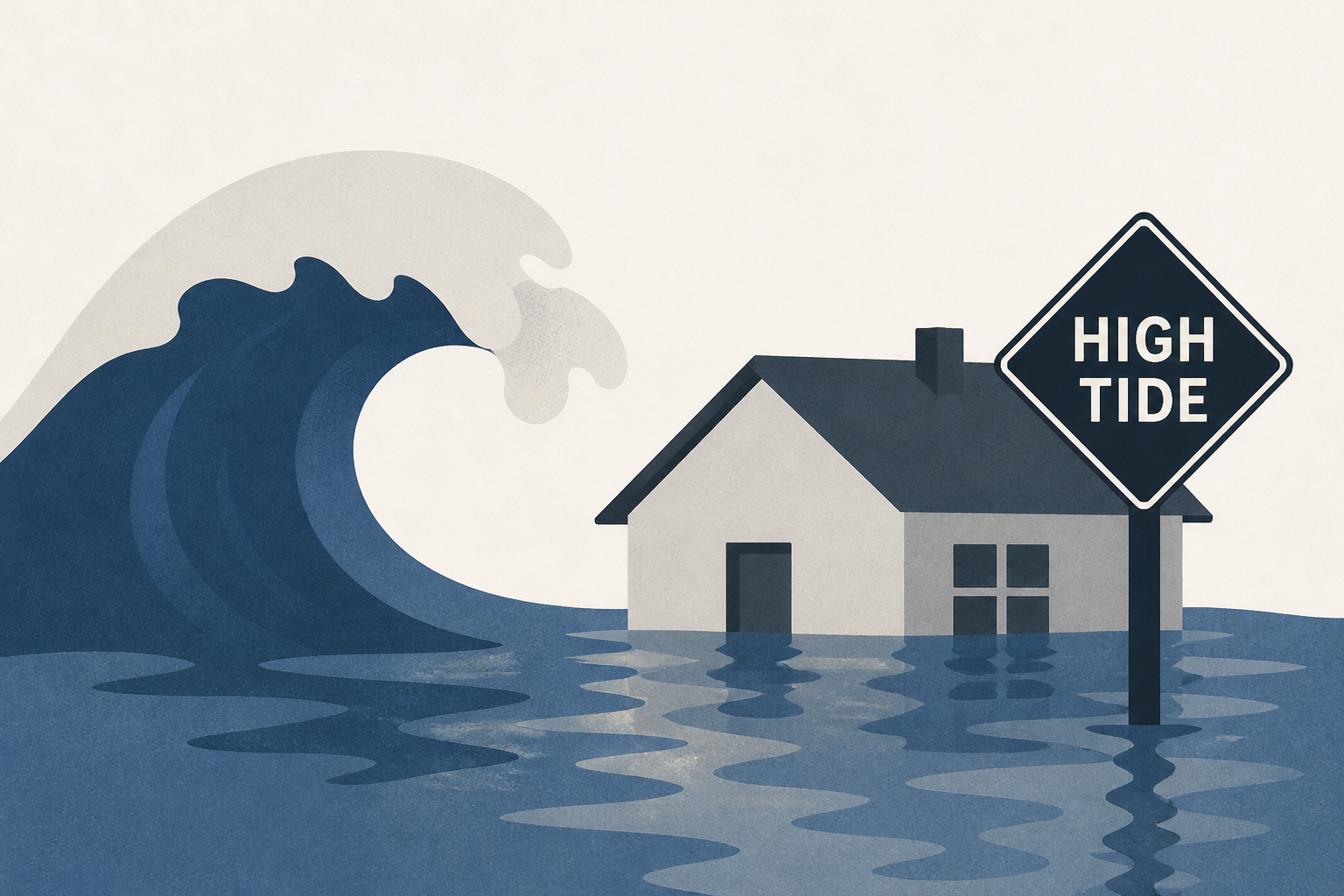 King tides inundate streets and flood homes along both U.S. coasts