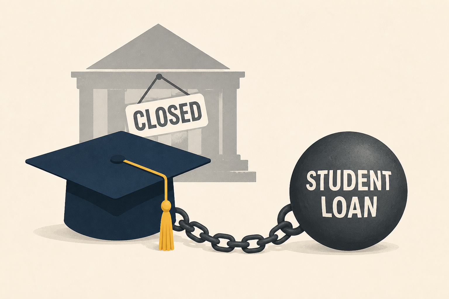Why these student loans aren’t being erased after colleges close : NPR
