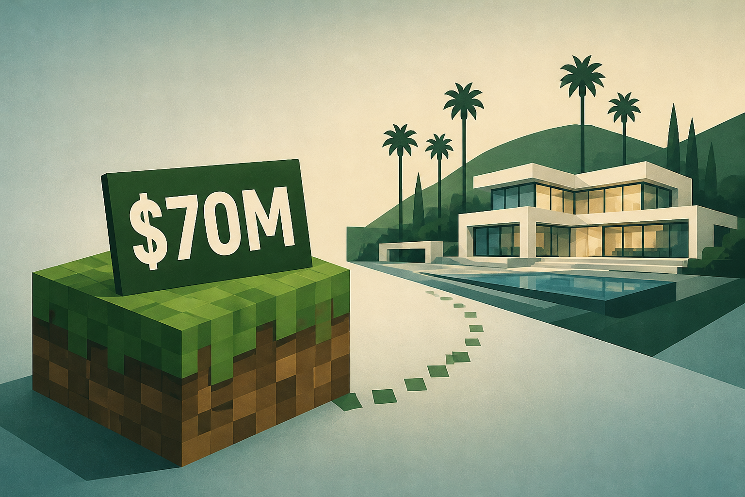 Minecraft billionaire seeks $70M for Beverly Hills mansion