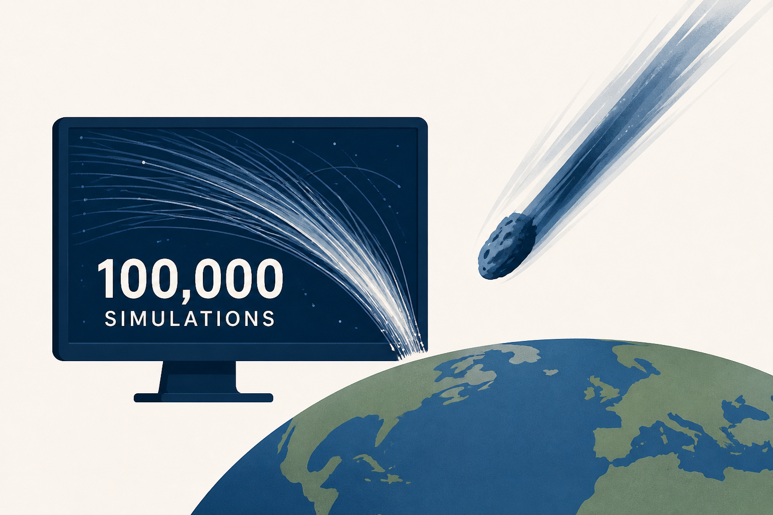Scientists Ran 100,000 Simulations of Comets Striking Earth. The Results Are a Surprise.