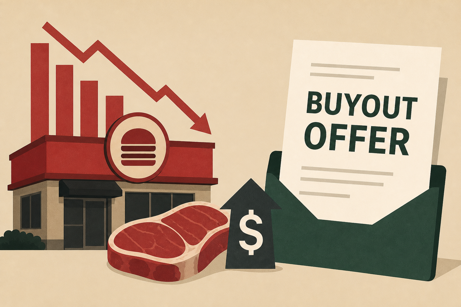 Wendy’s, struggling with beef prices and growing competition, gets a buyout offer