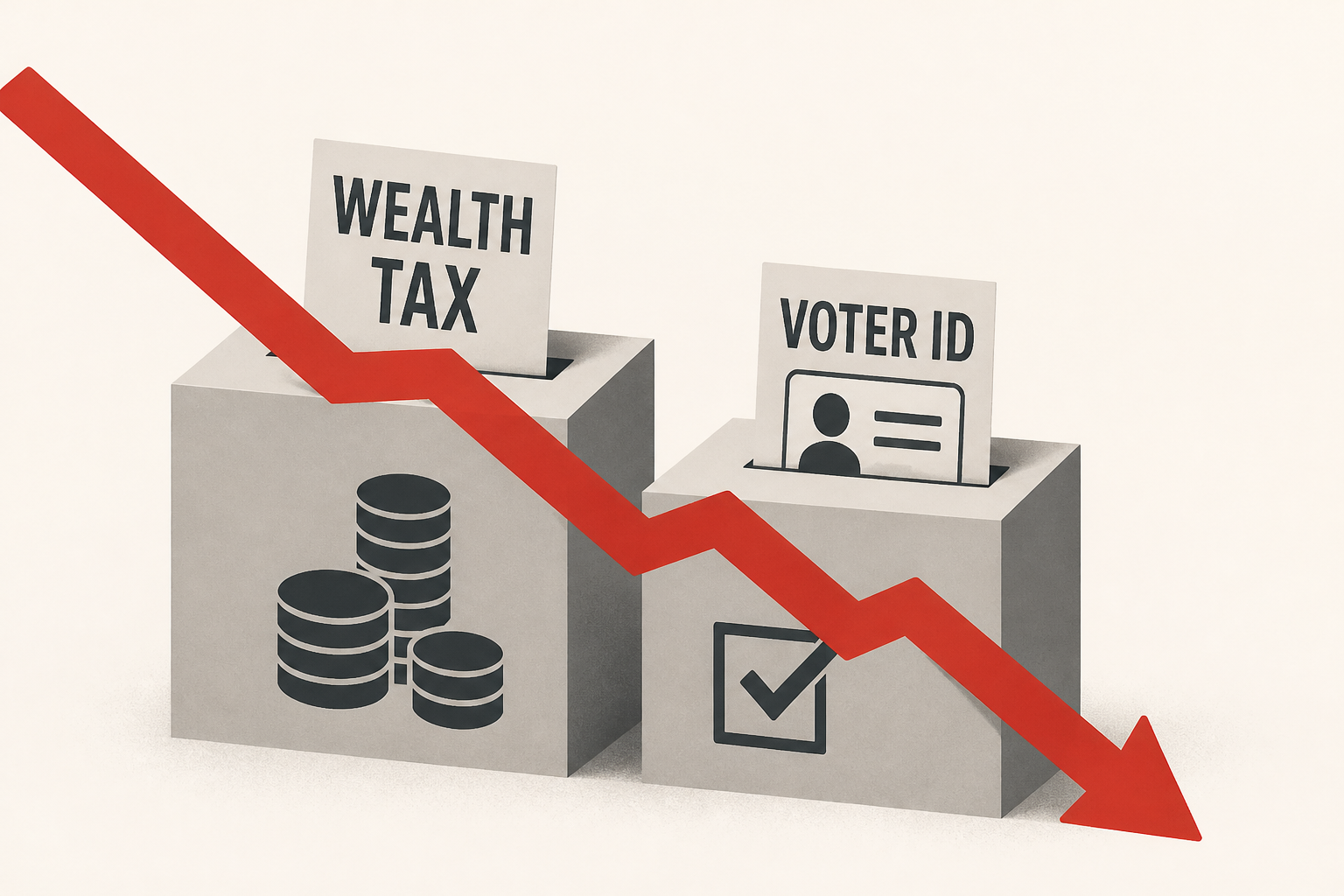 Support dwindles for wealth tax, voter ID ballot measures, poll shows