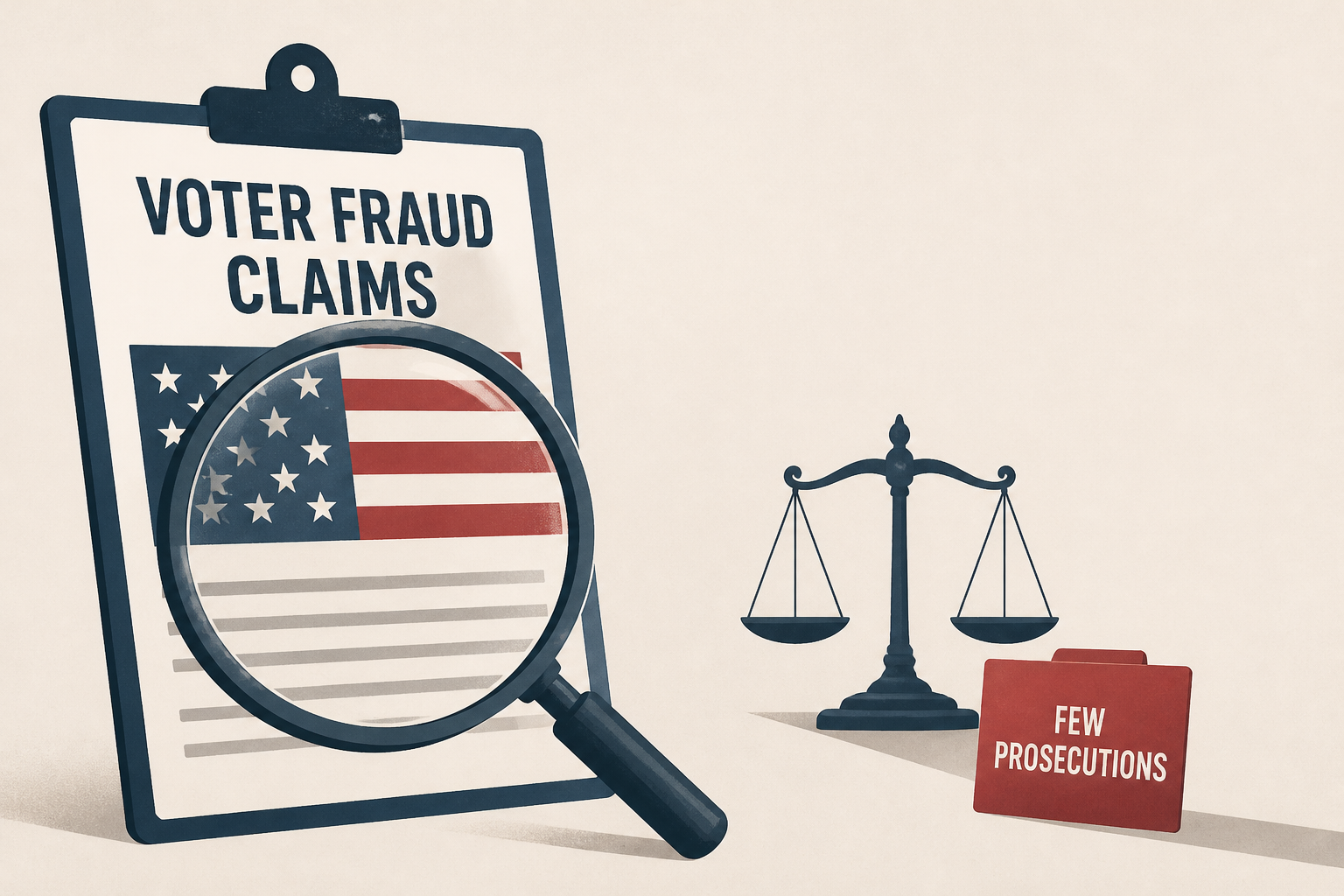 Why Trump’s big claims of voter fraud have yielded so few prosecutions