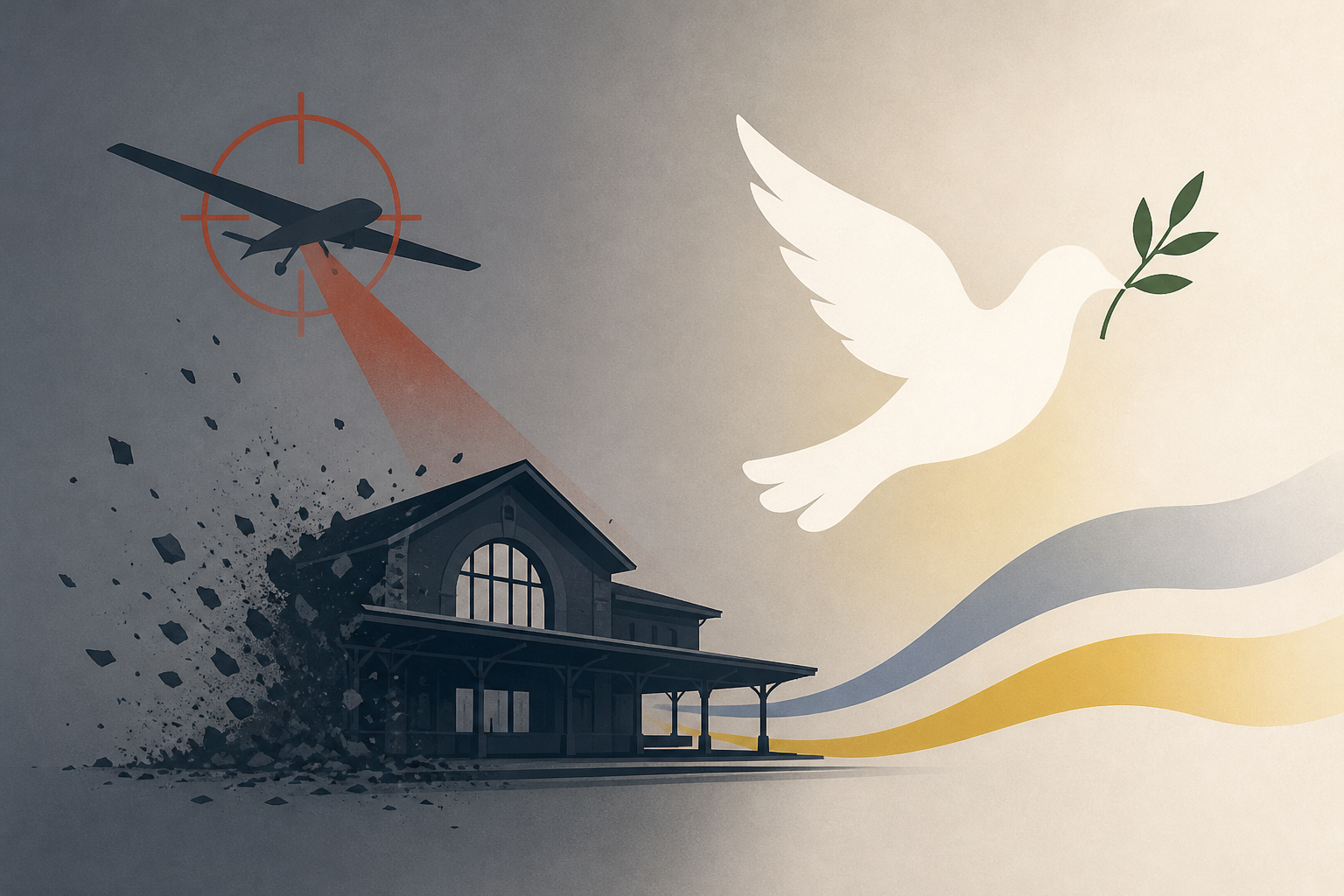 Russian drone kills 14 at Ukraine train station, but local truce credited to Melania Trump brings some hope