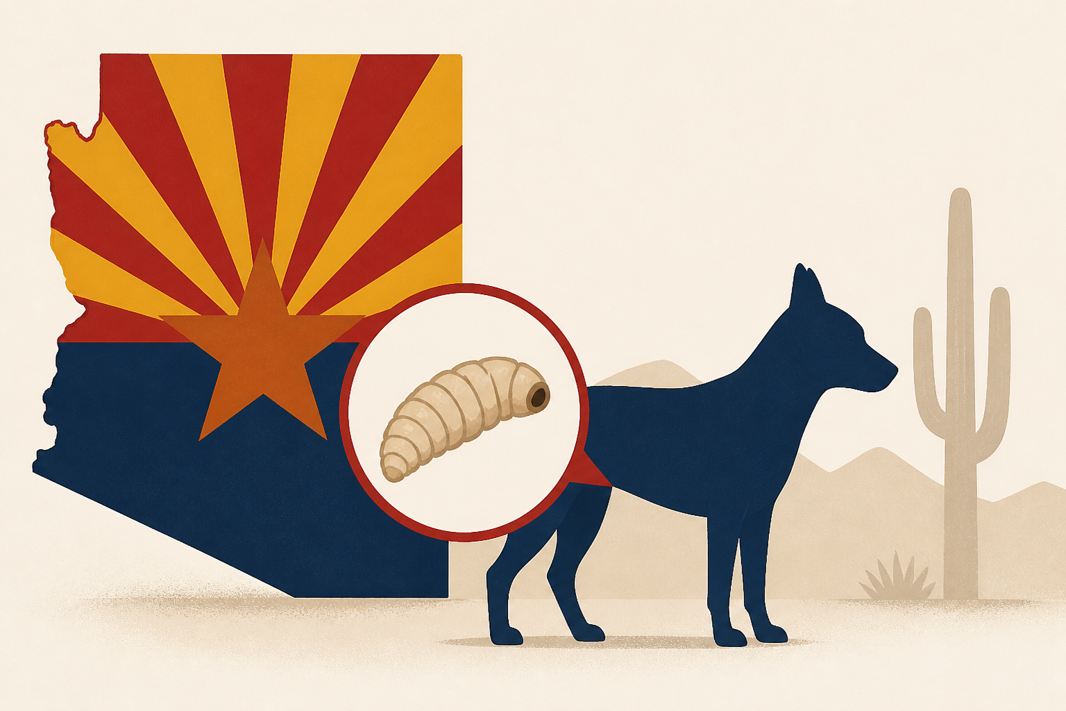 Arizona reports 1st animal case of New World screwworm after canine found to be infected