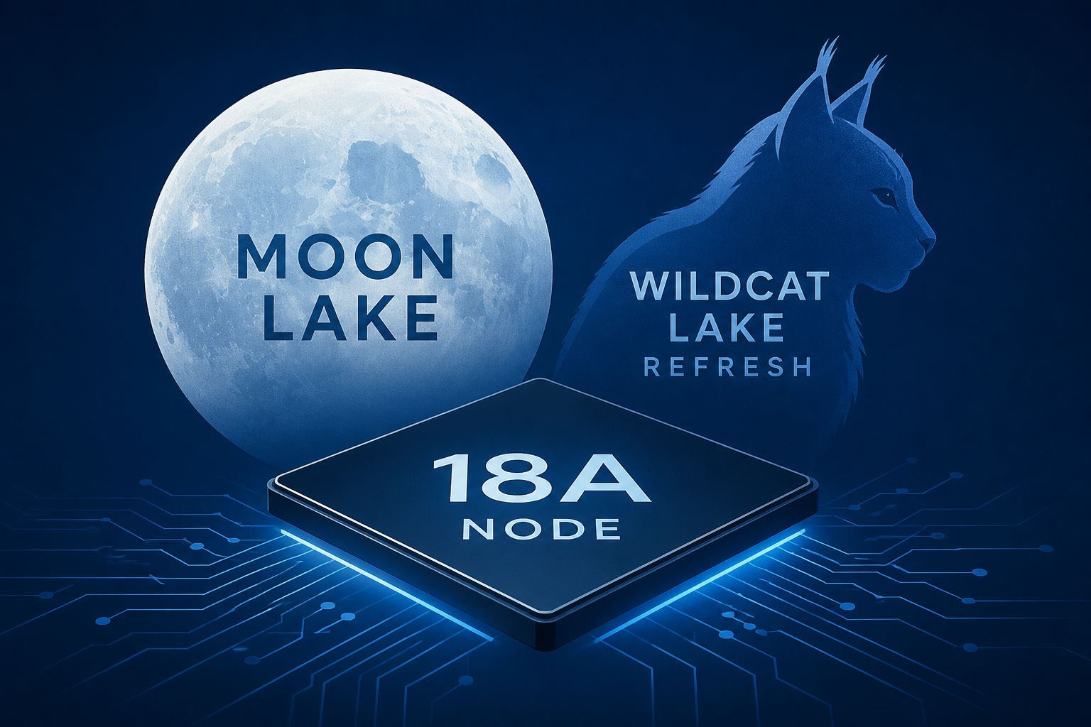 Intel Readies "Moon Lake" and "Wildcat Lake Refresh" Built on 18A Node