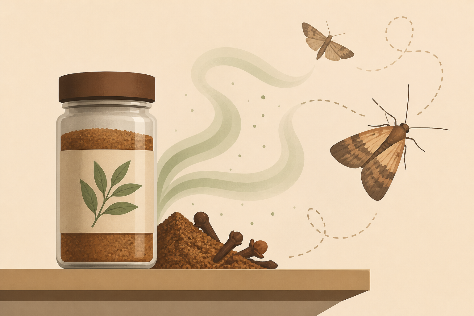 Pantry moths keep coming back? A cheap spice on the shelf can help