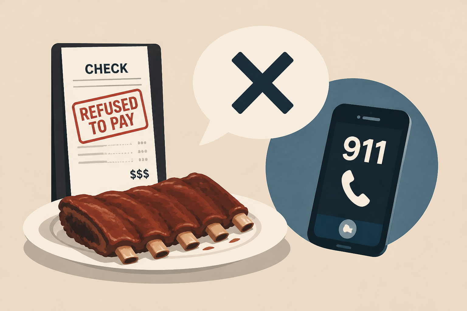 'Karen' Couple Calls Police On Restaurant Manager Over Plate Of Ribs They Refuse To Pay For