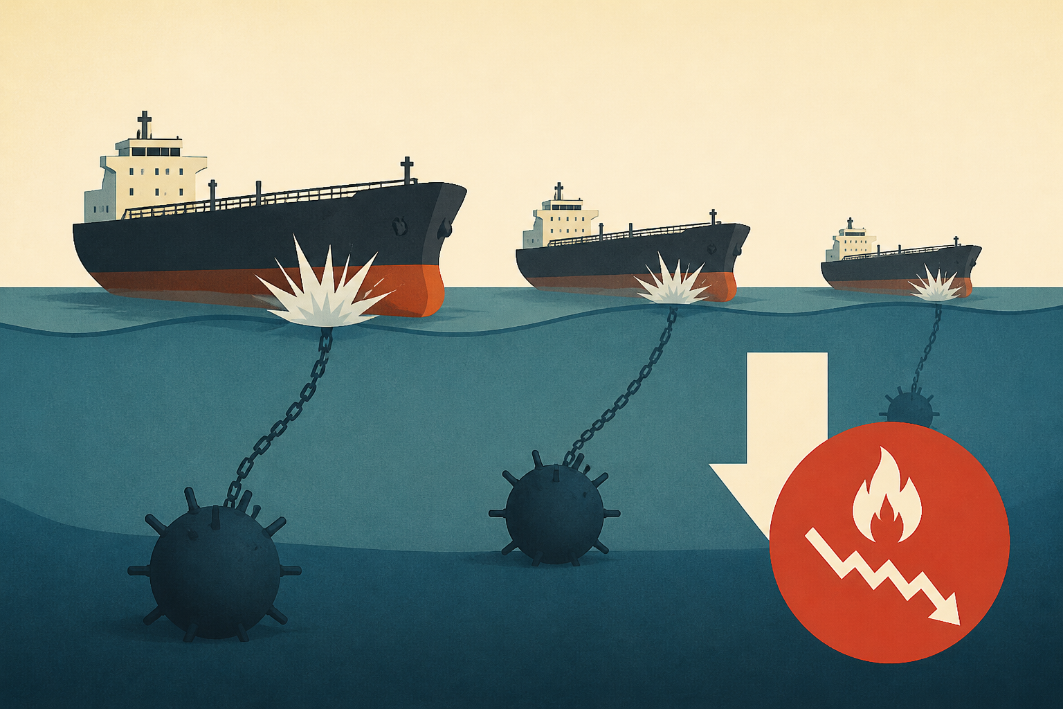Three Tankers Hit Mines In Strait Of Hormuz, Which Will Definitely Make Gas Less Expensive