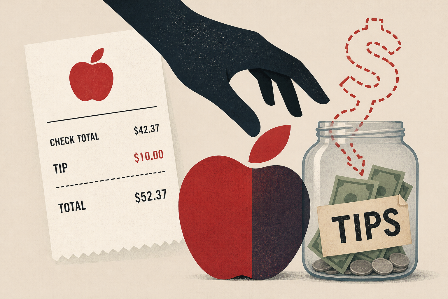 Applebee's accused of stealing tips after customer's gratuity doesn't add up