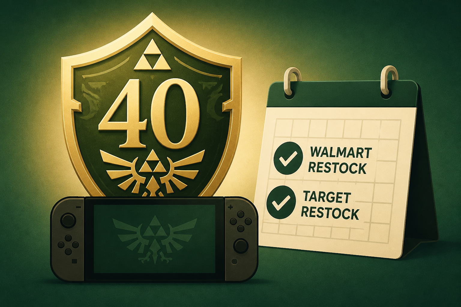 Zelda 40th Anniversary Switch 2 restock: Walmart and Target confirm exact release dates