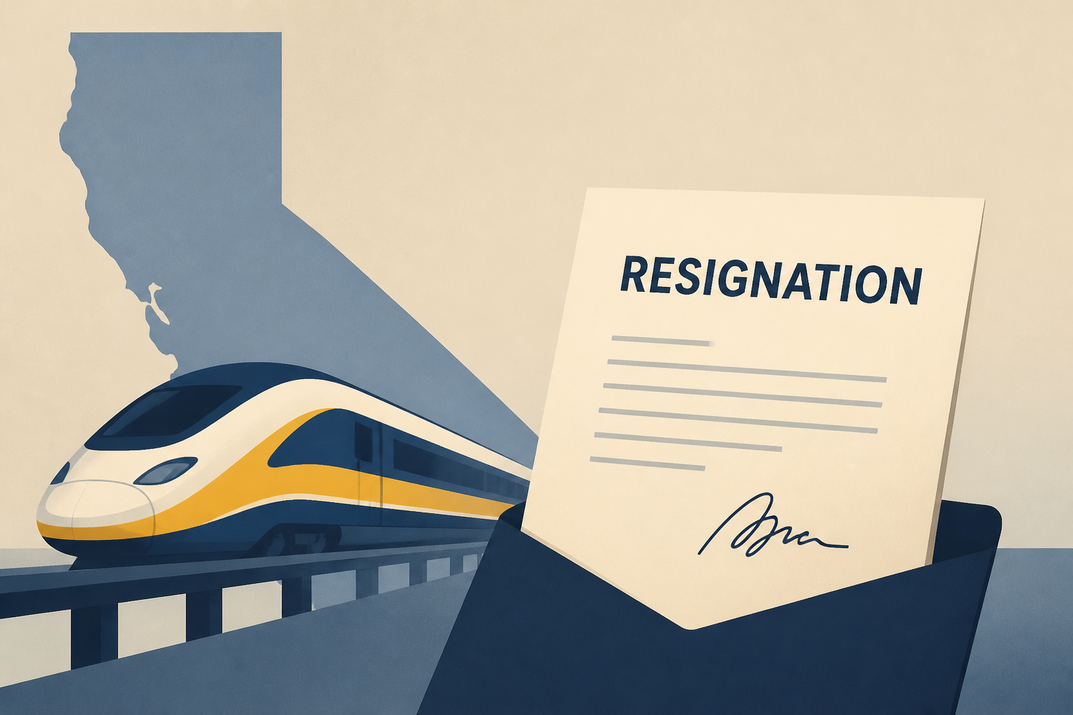 California High-Speed Rail Authority CEO resigns