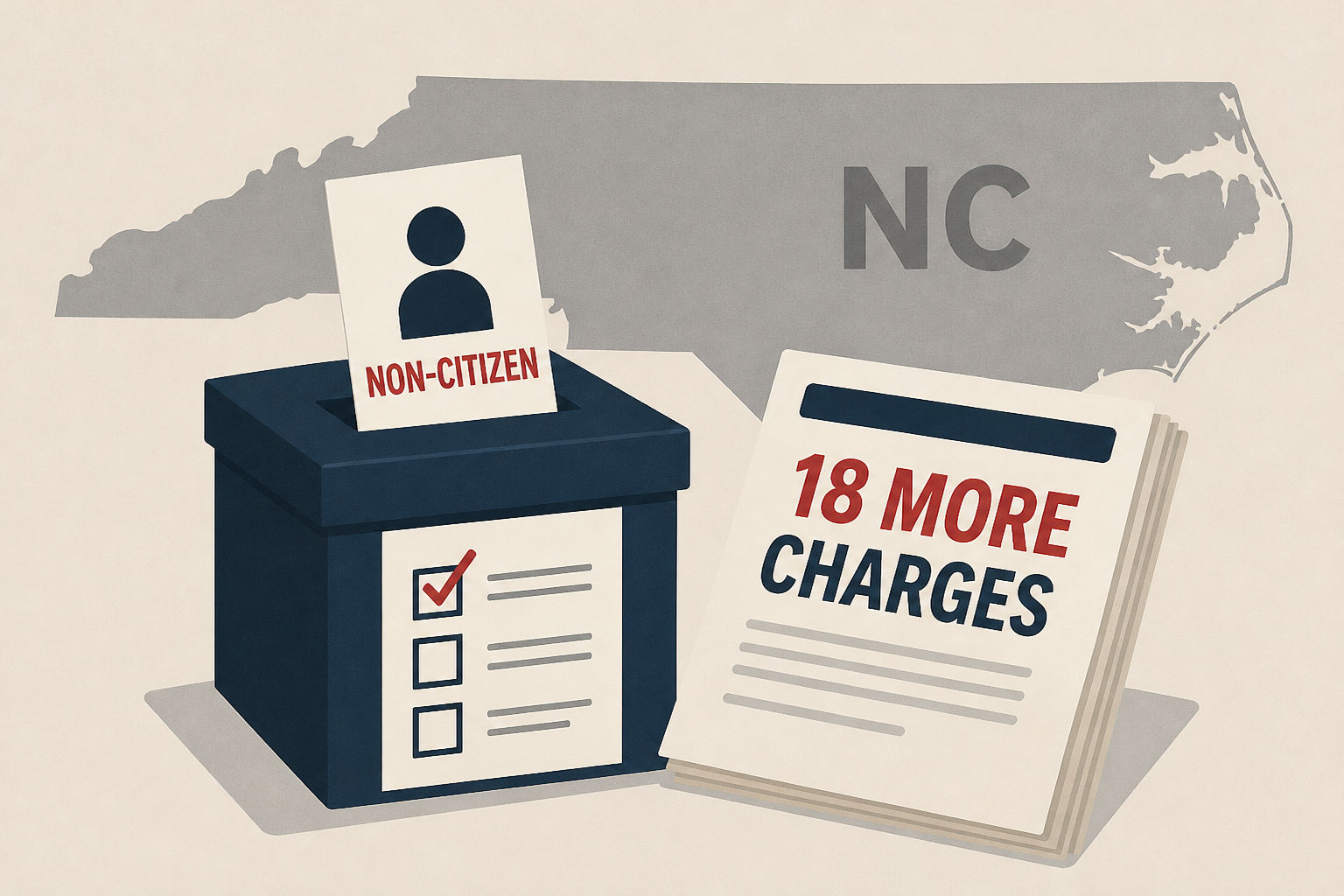 Feds bring 18 more charges of illegal voting by immigrants in NC