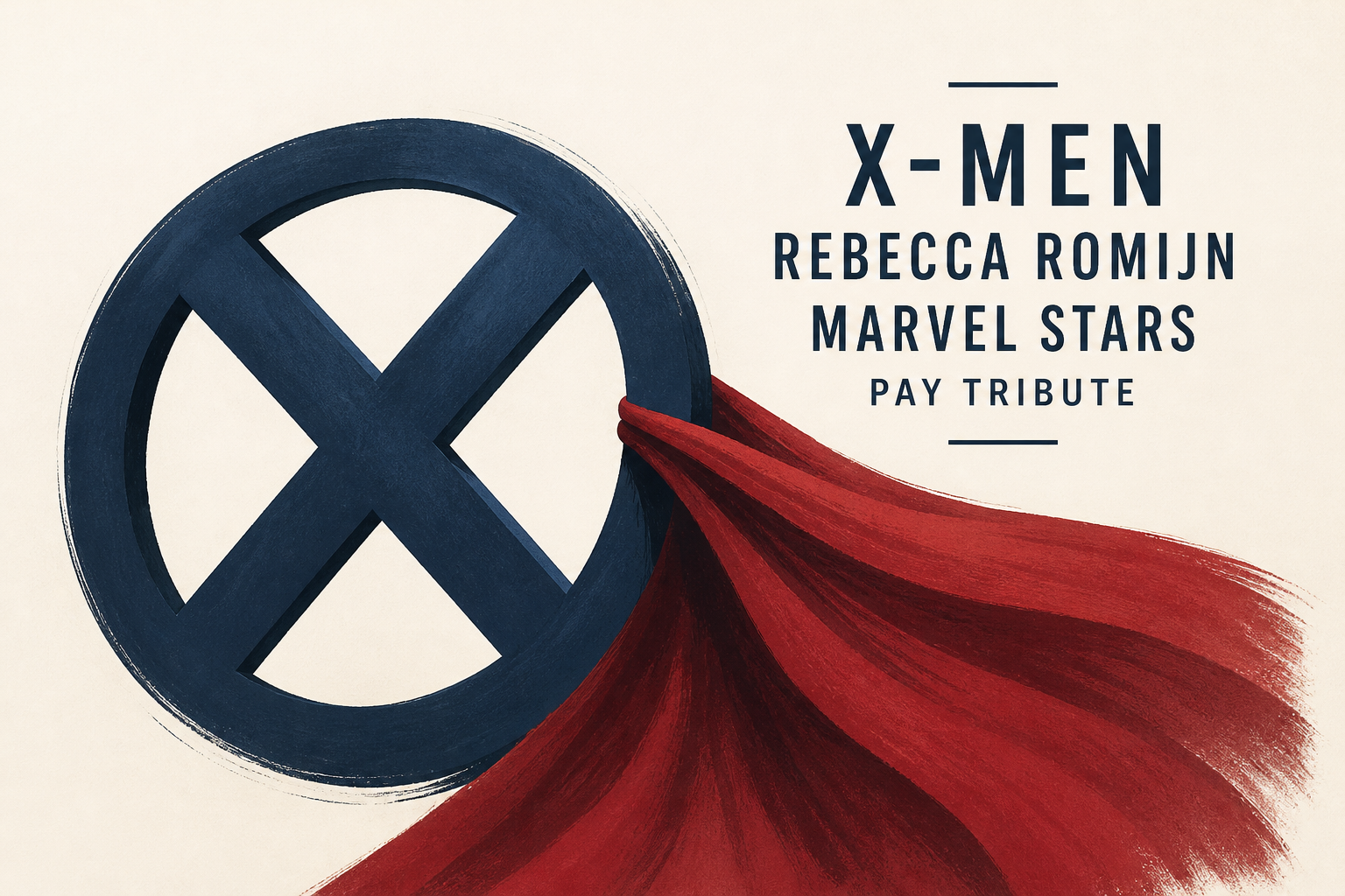 X-Men, Rebecca Romijn, Marvel Stars Pay Tribute