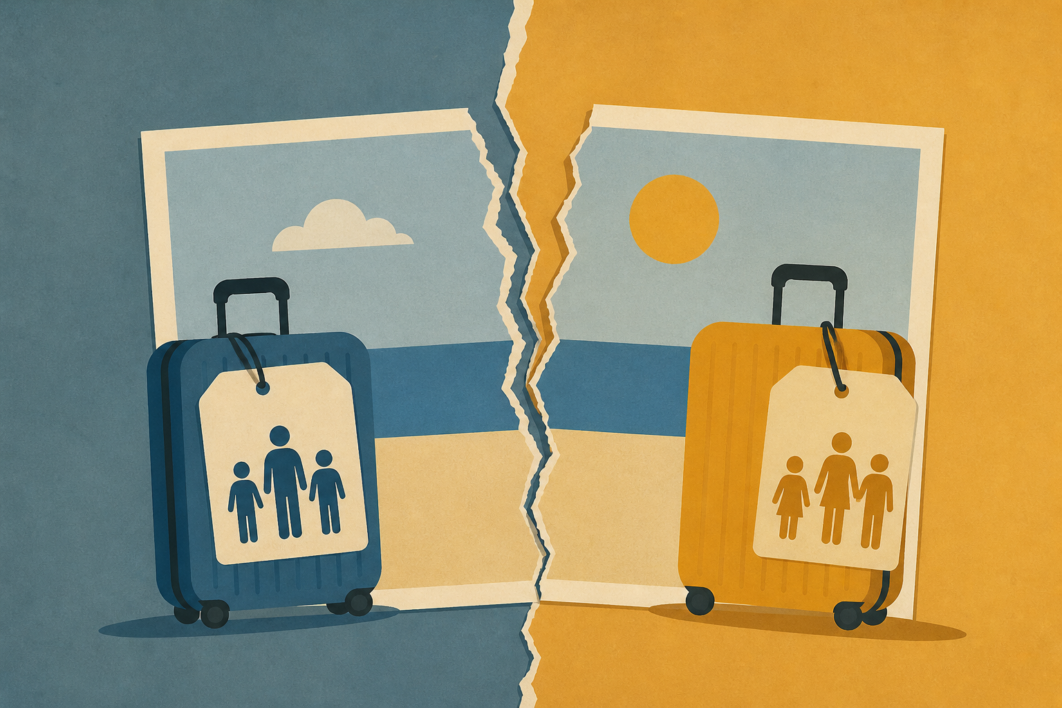 We went on holiday with our neighbours and swapped families - it tore us apart
