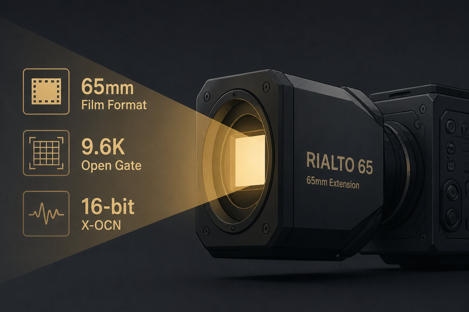 Sony RIALTO 65 Announced - 65mm Camera Extension for VENICE 2, 9.6K Open Gate, 16-bit X-OCN