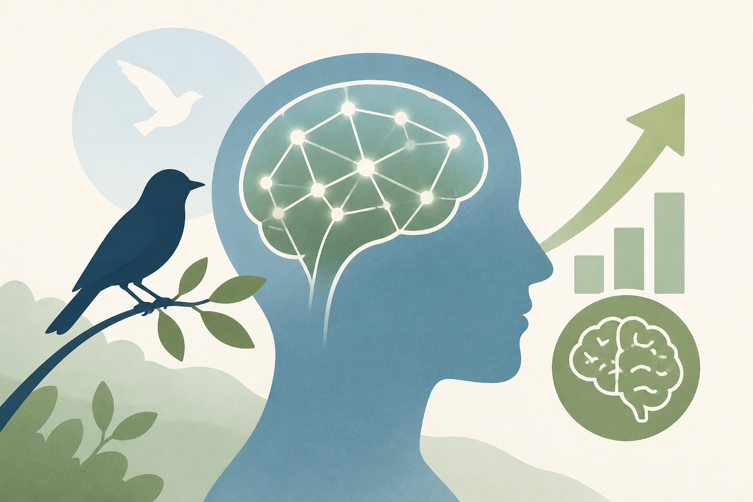 Birdwatching Rewires the Brain and Slows Cognitive Decline