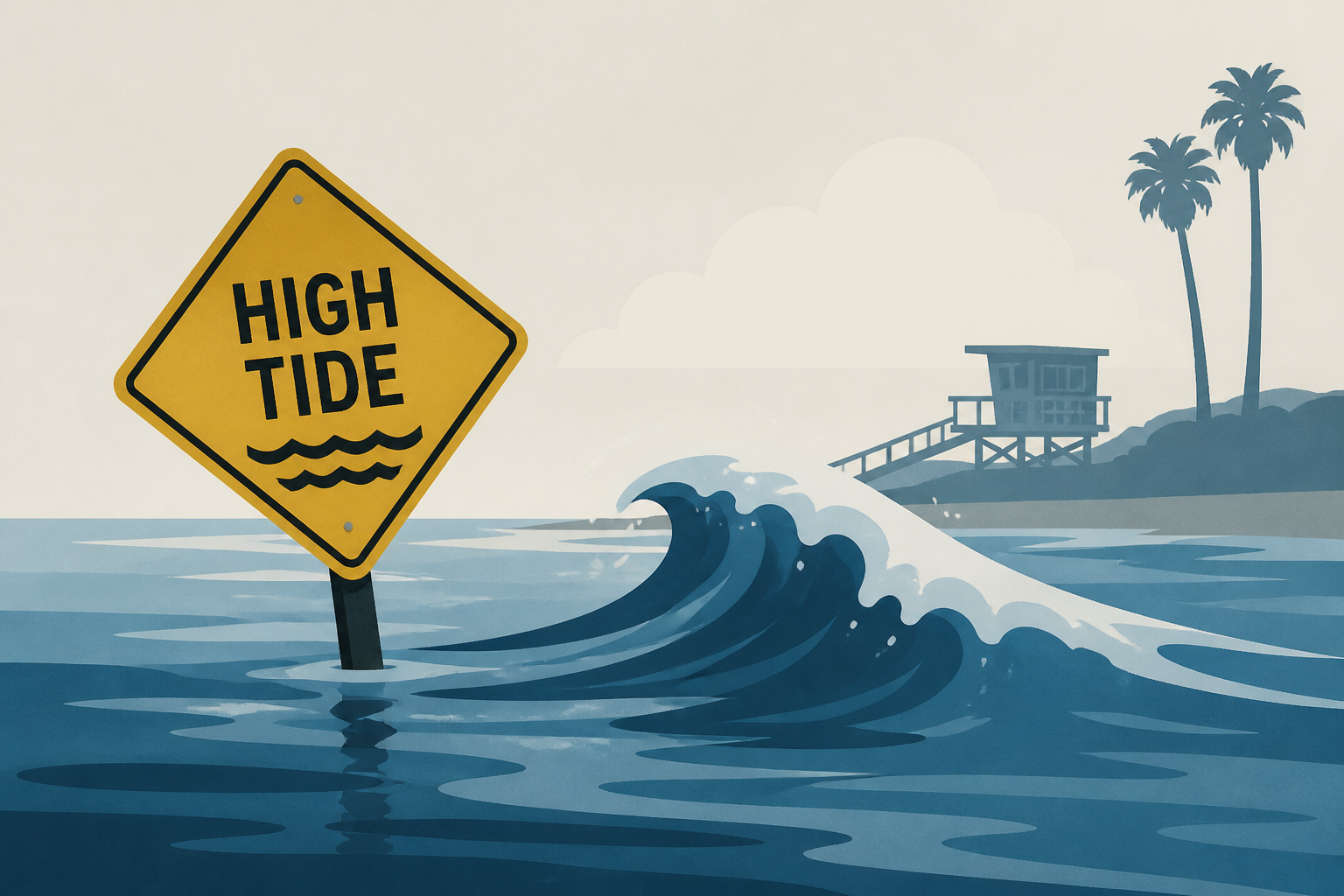 SoCal coast braces for flooding as El Niño's high tides break records