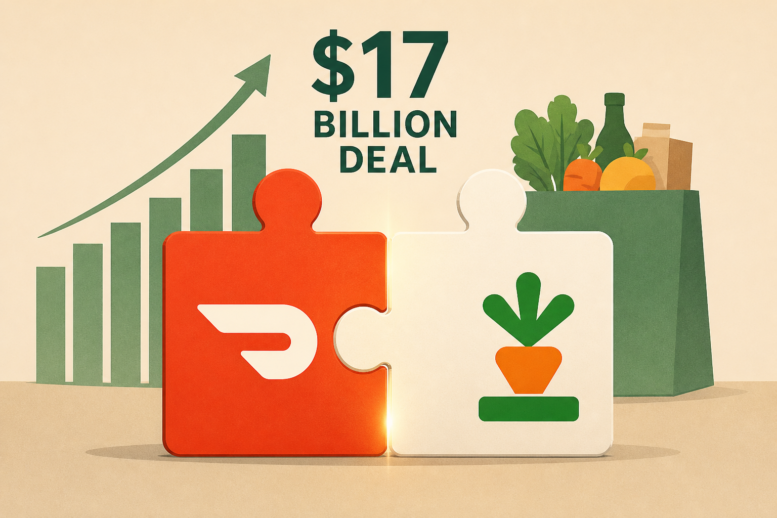 DoorDash strikes $17 billion deal for US rival Instacart in mega grocery delivery bet
