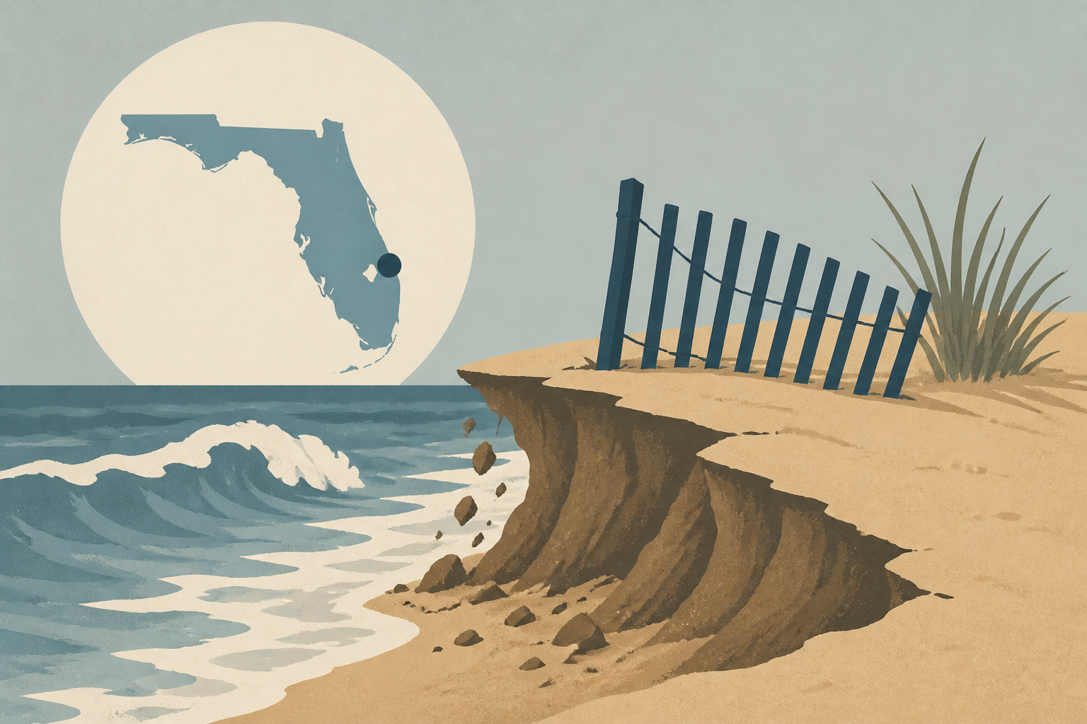 Photos show beach erosion impacts in Brevard County
