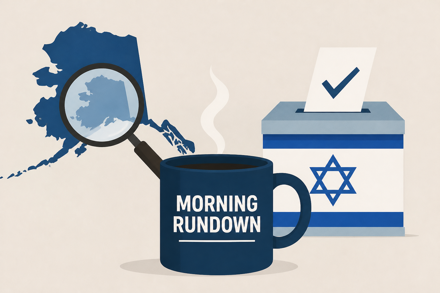 Trump pushes to intensify Alaska Senate probes and Israel’s final election results released: Morning Rundown