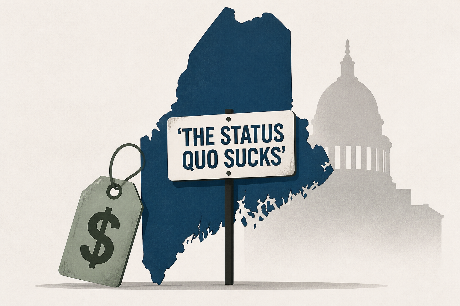 ‘The status quo sucks’: affordability and Trump loom over final stretch of Maine’s tight Senate race