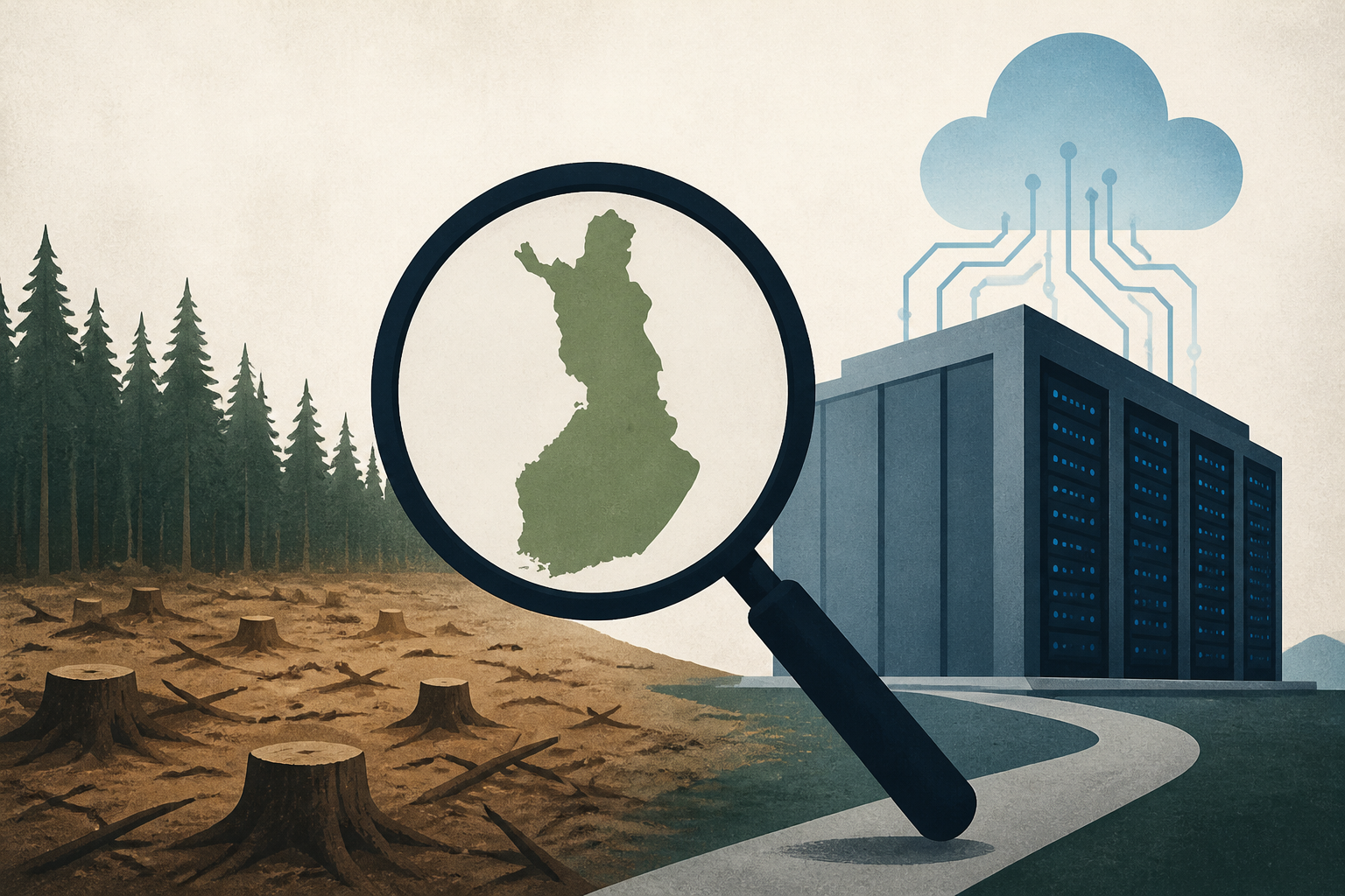 Finland Investigates After Google Clears Forest for AI Site