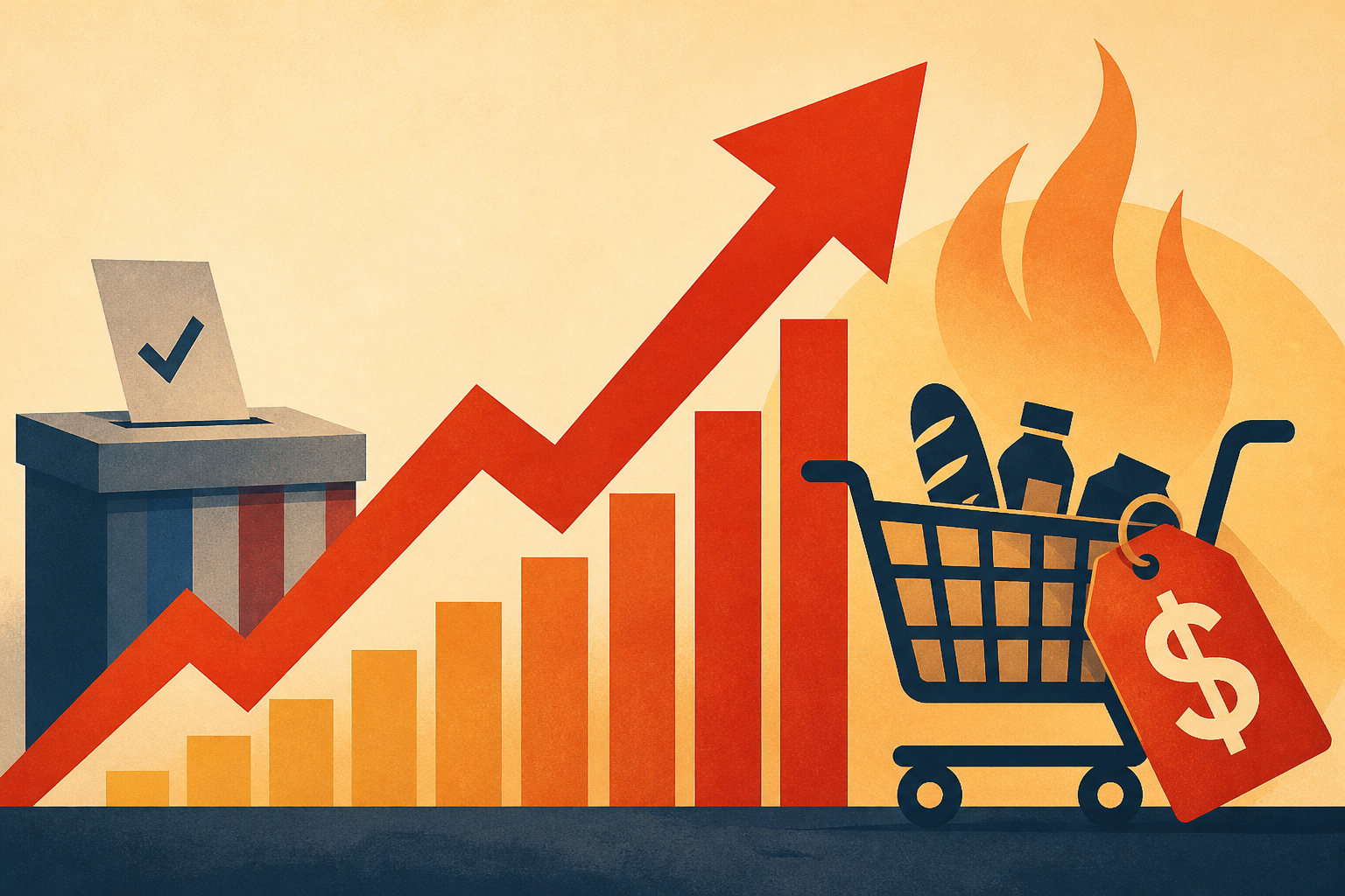 Inflation heats up again, days before midterm elections
