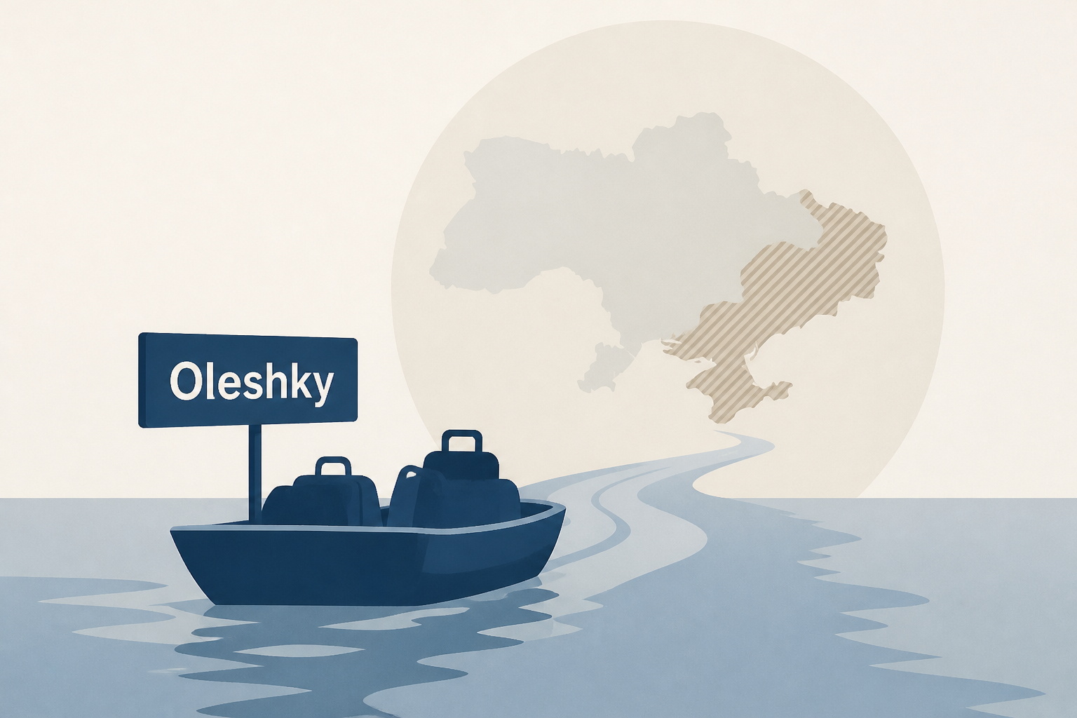 Oleshky evacuation begins amid localized Ukraine
