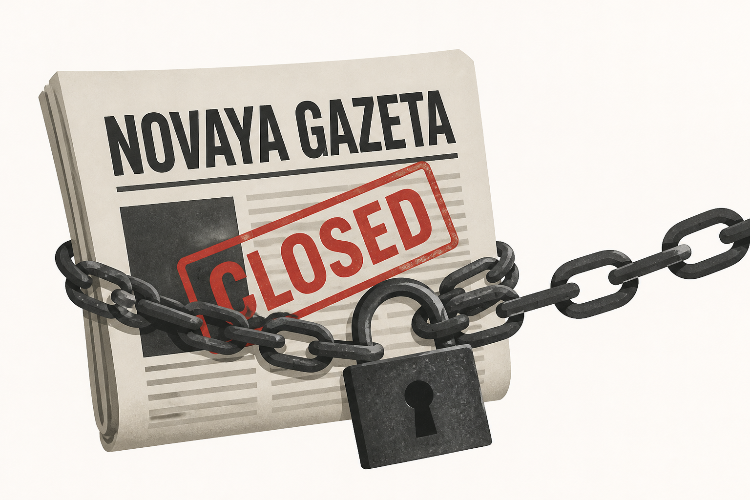 Russia ‘forces’ closure of investigative newspaper Novaya Gazeta