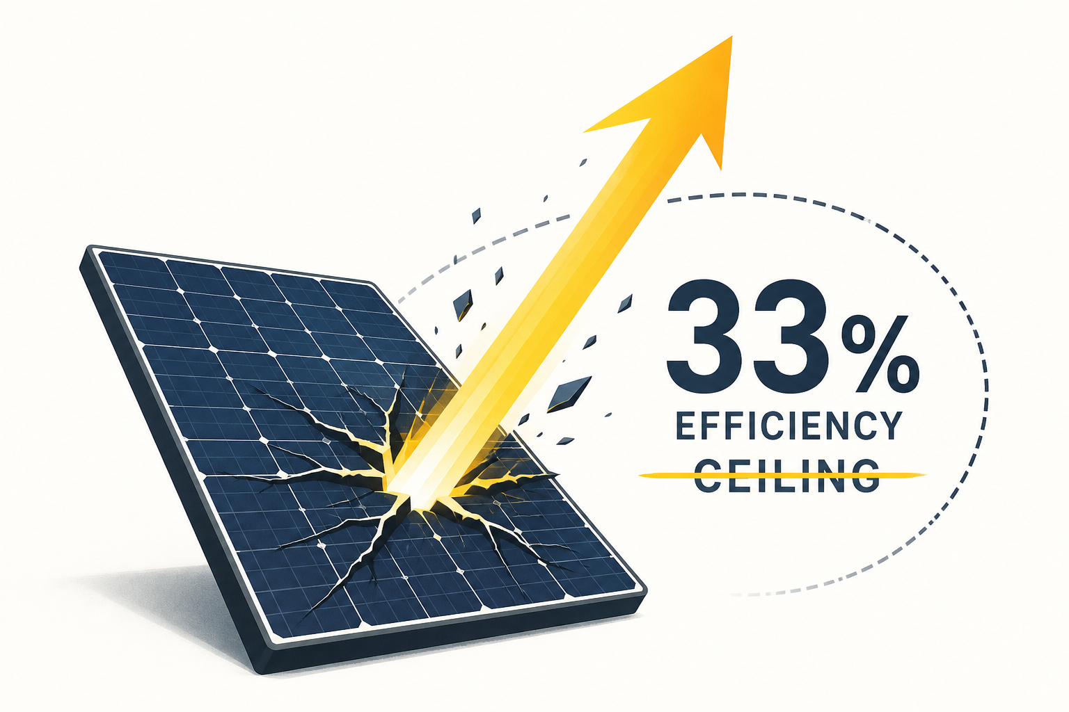 Scientists Crack Solar Panels' 33% Efficiency Ceiling
