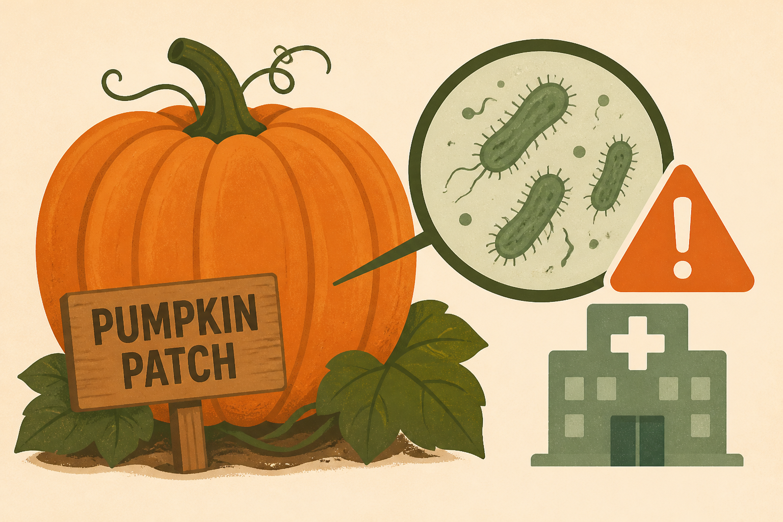 Pumpkin patch linked to E. coli outbreak that sends 3 children to ICU