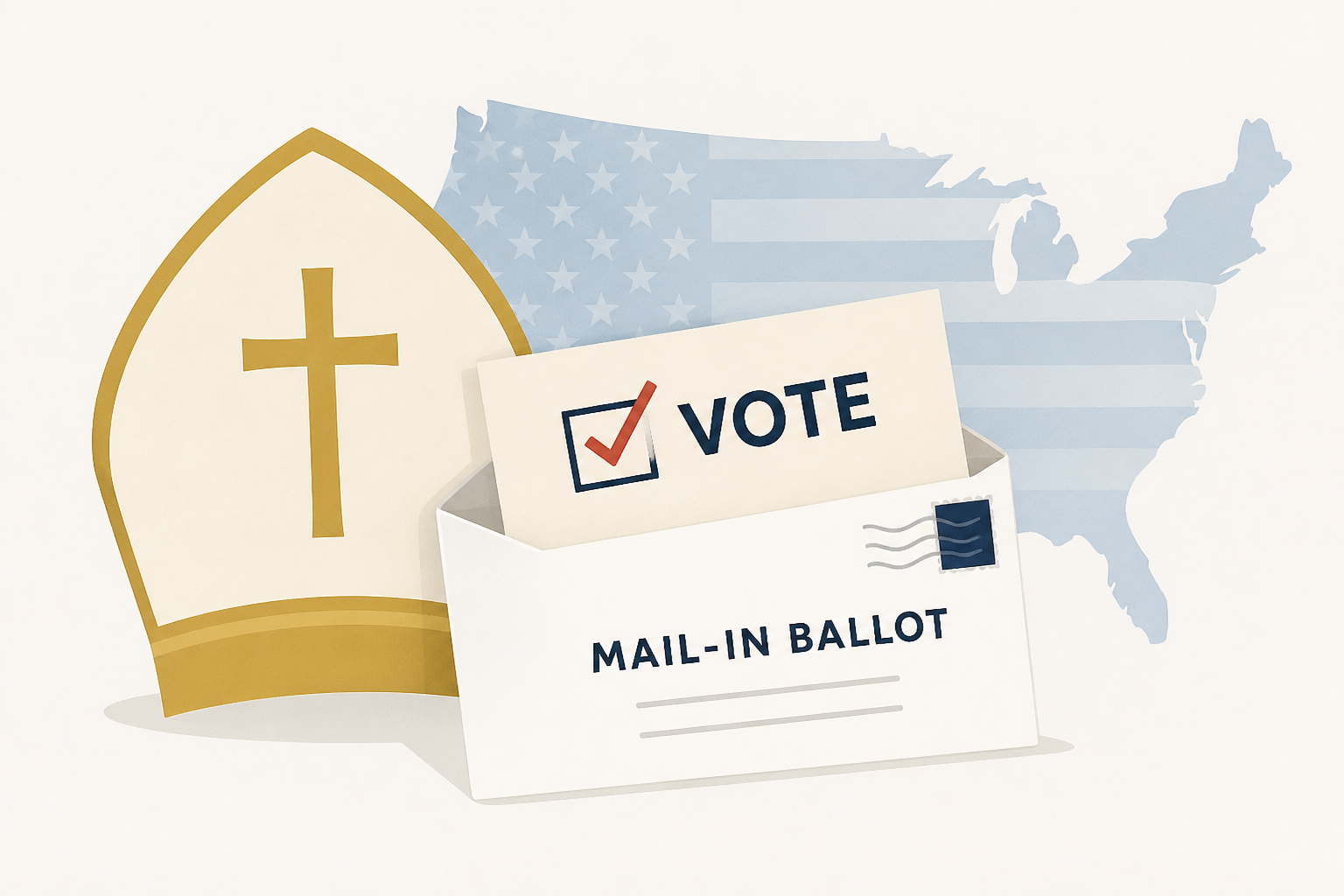 Pope Leo XIV becomes first pontiff to vote in a U.S. election, casting mail-in ballot