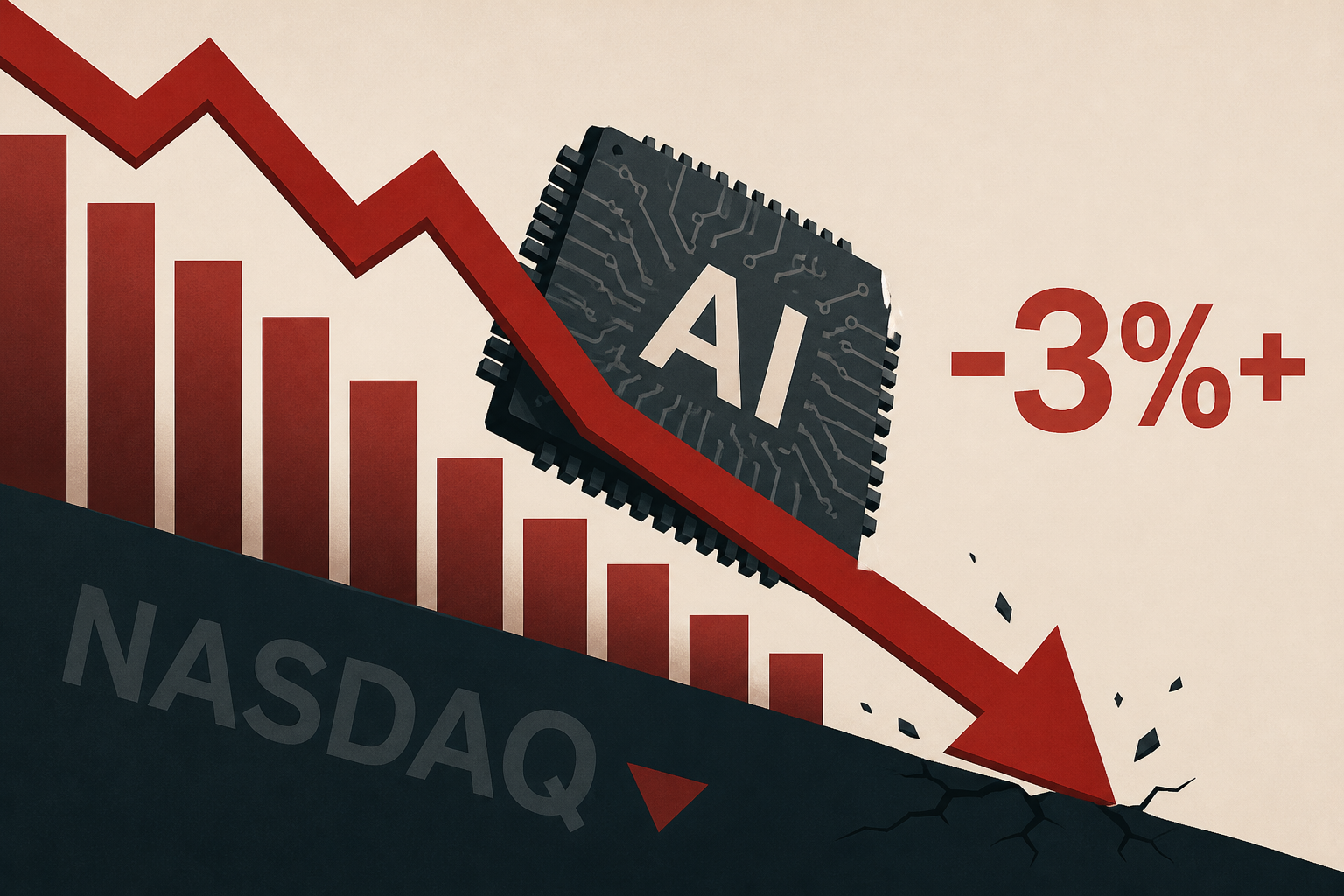 AI Selloff Gains Steam. Nasdaq Sinks Over 3%.