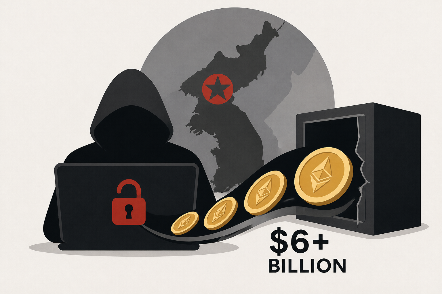 North Korean hackers steal over $6 billion from the largest cryptocurrency exchange