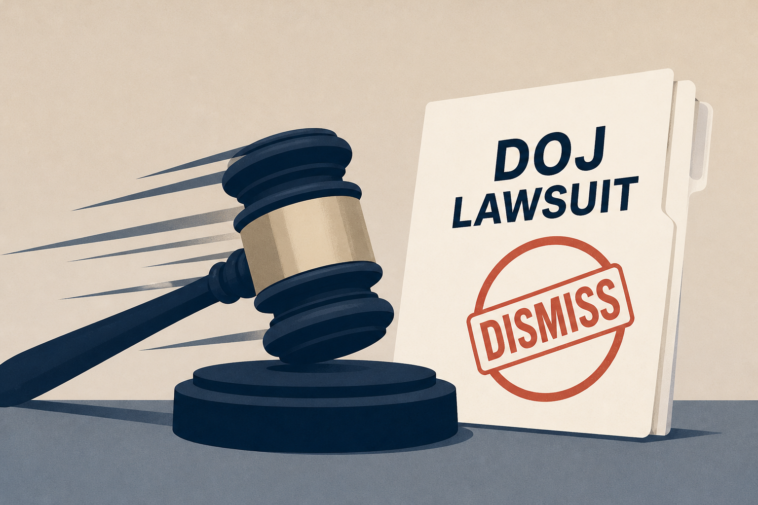 Judge fast tracks bids to dismiss DOJ lawsuit