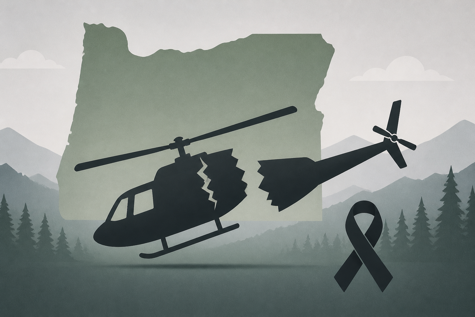 No survivors in airborne crash of 2 Oregon helicopters; officials ID 2 of 3 dead