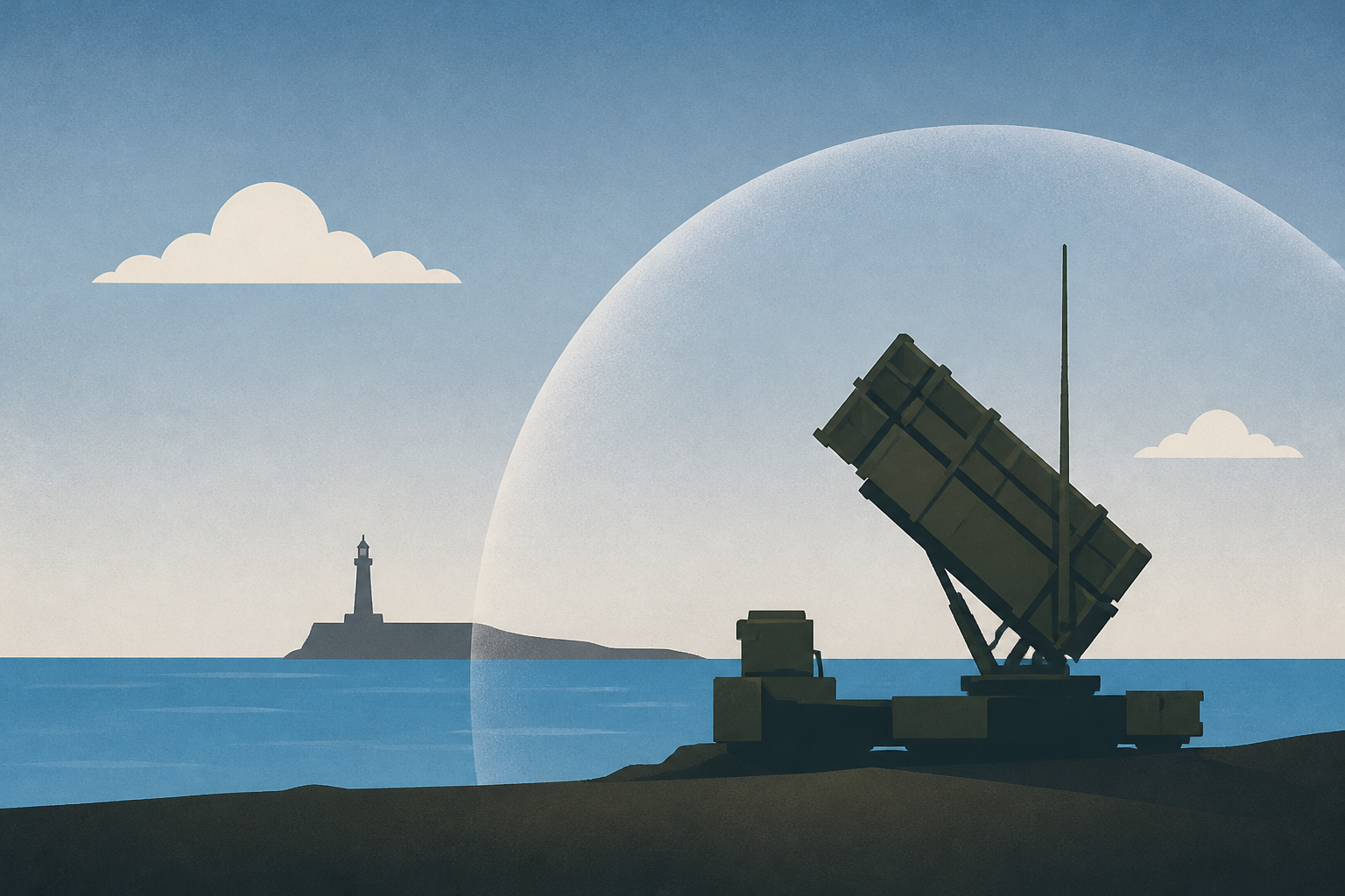 Air defense systems deployed at Mar
